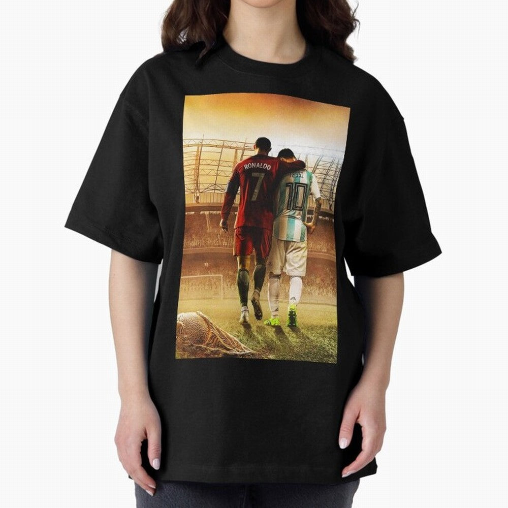 christian and messi Classic T-Shirt Experience the Global Stage of FIFA World Cup 2026 Group Stage with Messi, Spain and Netherlands Energy, Football Festival Excitement, Trophy Ambitions, Country Rivalries and Star Player Buzz; Made for Die Hard