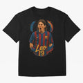 Young Messi Barcelona Art ¨C Rising Legend in Number 19 Tribute	 Classic T-Shirt Celebrate Global Passion for Match Day Hype around FIFA World Cup 2026, Mbappe and Neymar, Argentina, Game Day Rituals, Football Legends, Country Pride and the Road to