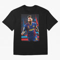 Messi.fcb Oversized T-Shirt Represent FIFA World Cup 2026 USA Canada Mexico Spirit, with Portugal, Messi, Football Passion, Legendary Performances, Festival Vibes and Supporter Community; Perfect for Fans, Collectors, Family Gatherings, Watch