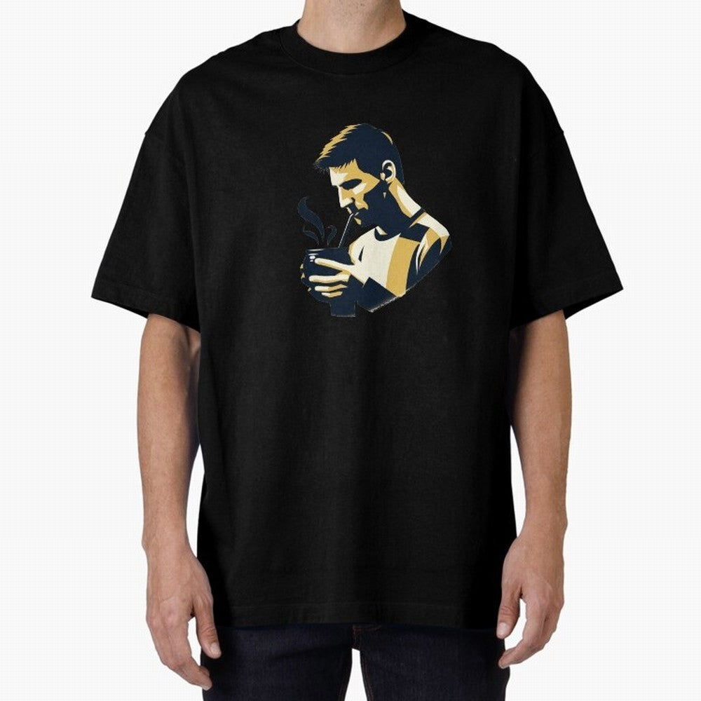 Messi drinking mate Classic T-Shirt Enjoy Match Day Hype around FIFA World Cup 2026 USA Canada Mexico, Messi, England, Retro Football Energy, Iconic Rivalries, Trophy Chase Drama and Stadium Atmosphere; Ideal for Fans Who Follow Messi, Cristiano