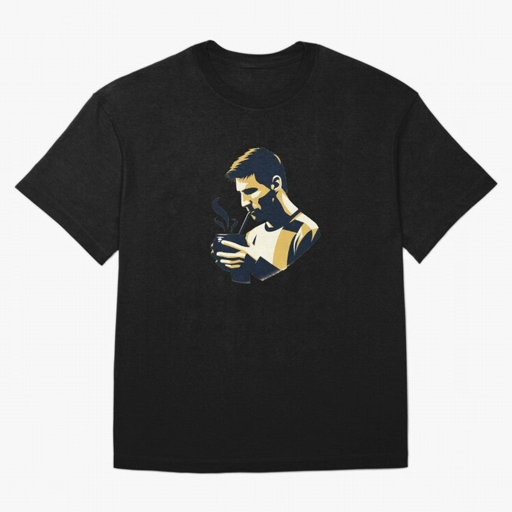 Messi drinking mate Classic T-Shirt Enjoy Match Day Hype around FIFA World Cup 2026 USA Canada Mexico, Messi, England, Retro Football Energy, Iconic Rivalries, Trophy Chase Drama and Stadium Atmosphere; Ideal for Fans Who Follow Messi, Cristiano