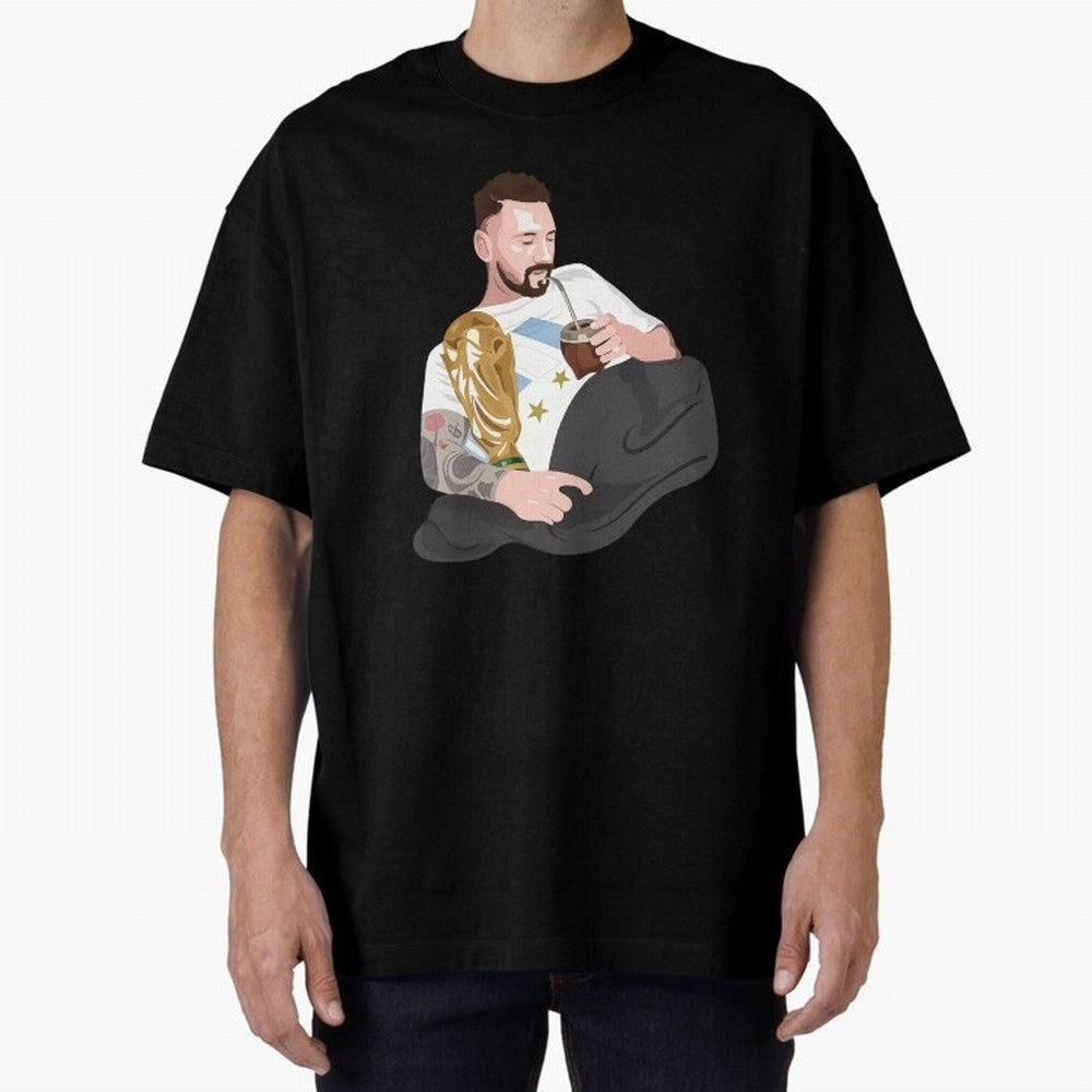 Messi with the World Cup and drinking mate Classic T-Shirt Embrace FIFA World Cup 2026 USA Canada Mexico Spirit, Driven by Portugal, Spain and Germany, Haaland and Mbappe, Fan Favorite Moments, National Team Passion, Big Match Drama and Soccer