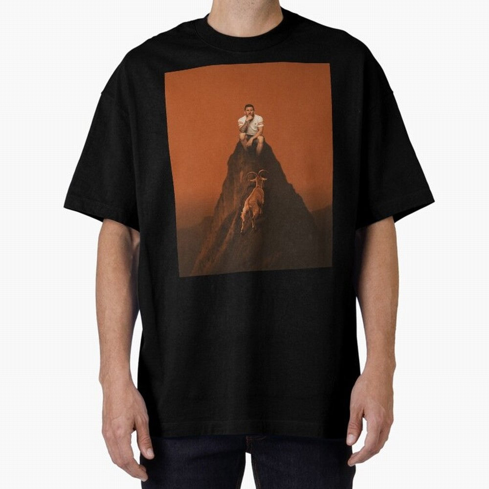 Goat messi football sunset Oversized T-Shirt Treasure the FIFA World Cup 2026 Group Stage Journey through CR7 Highlights, England Pride, Football History, Final Match Energy, Crowd Noise and Once in a Lifetime Moments; Ideal for Passionate Fans Who