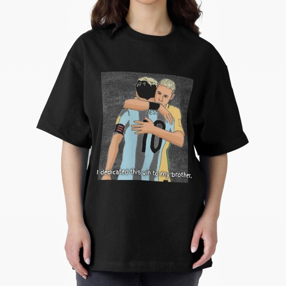 Messi and Neymar Classic T-Shirt Celebrate Global Passion for FIFA World Cup 2026 Spirit, Highlighting Brazil, Cristiano Ronaldo, Haaland and CR7, Worldwide Fan Energy, Dramatic Goals, Stadium Lights and Championship Celebrations; Created for Match