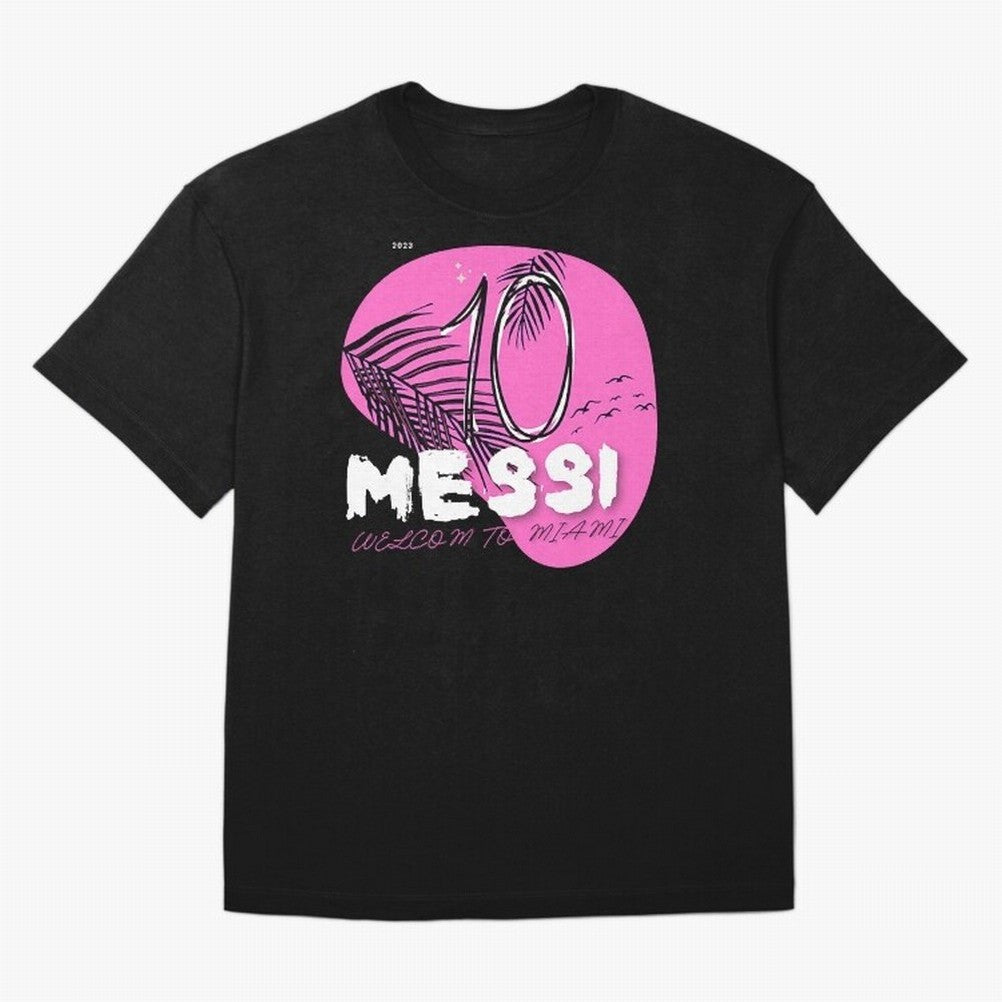 Welcom MESSI to MIAMI - inter miami Classic T-Shirt Celebrate Soccer Greatness during the FIFA World Cup 2026 USA Canada Mexico Journey through Cristiano Ronaldo Highlights, France and Portugal Pride, Classic Soccer Heritage, Championship Pressure,