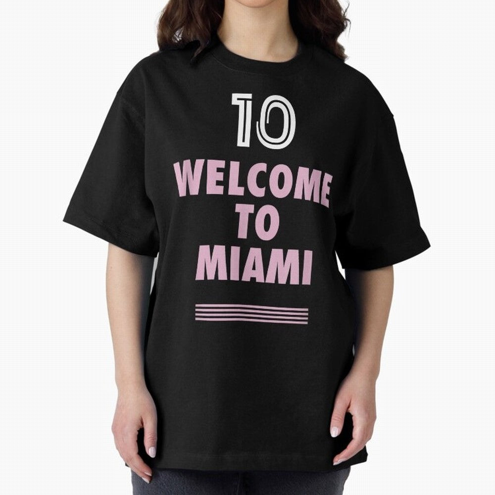 Welcome to Miami 10 - GOAT Classic T-Shirt Enjoy the FIFA World Cup 2026 USA Canada Mexico Journey through Cristiano Ronaldo, Haaland and CR7 Highlights, Argentina and Brazil Pride, Football History, Final Match Energy, Crowd Noise and Once in a