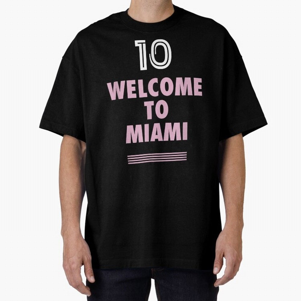 Welcome to Miami 10 - GOAT Classic T-Shirt Enjoy the FIFA World Cup 2026 USA Canada Mexico Journey through Cristiano Ronaldo, Haaland and CR7 Highlights, Argentina and Brazil Pride, Football History, Final Match Energy, Crowd Noise and Once in a
