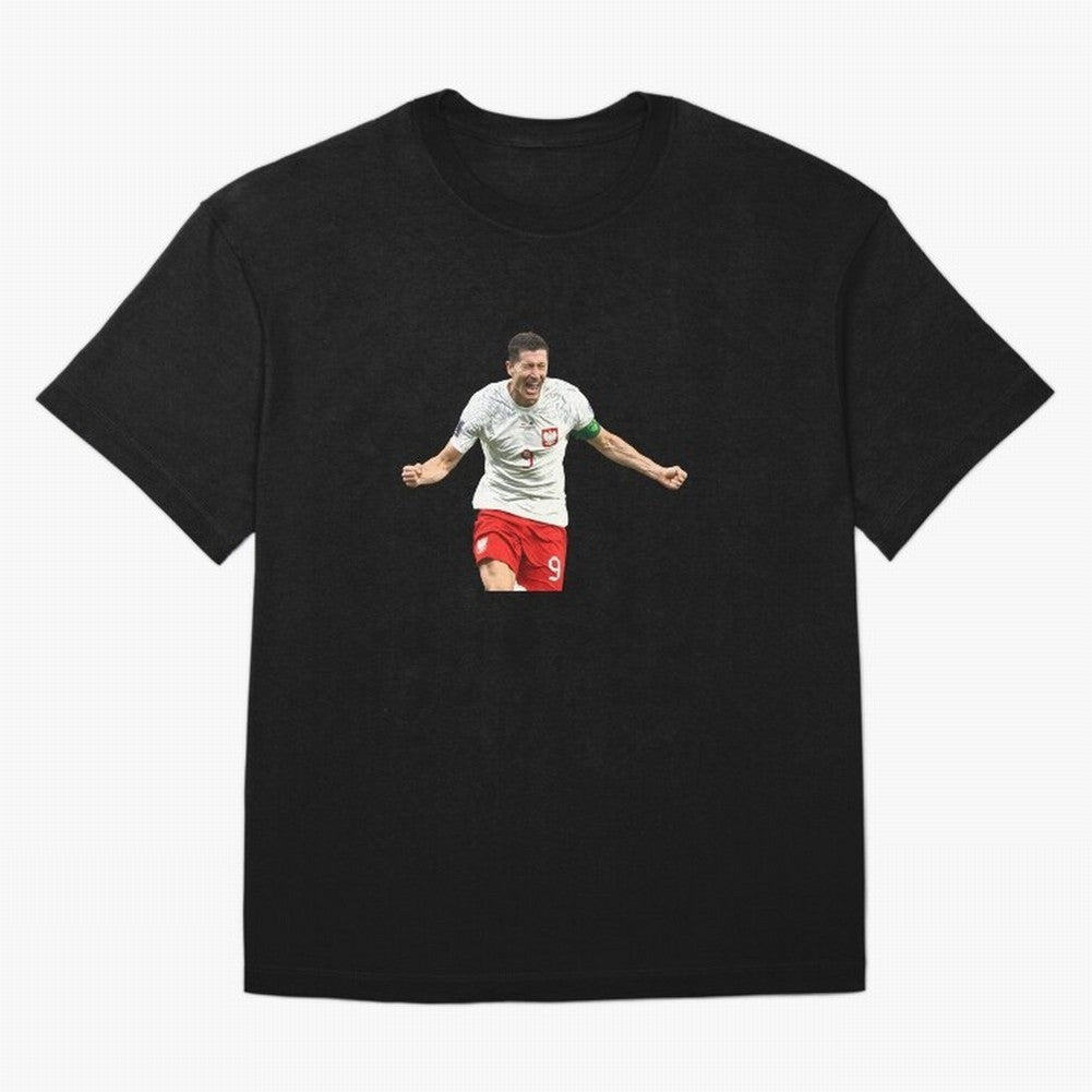Robert Lewandowski Oversized T-Shirt Wear the Spirit of the FIFA World Cup 2026 Group Stage Journey through Haaland and Mbappe Highlights, Argentina Pride, Soccer Culture, Superstar Moments, National Team Dreams and Competitive Fire; Ideal for