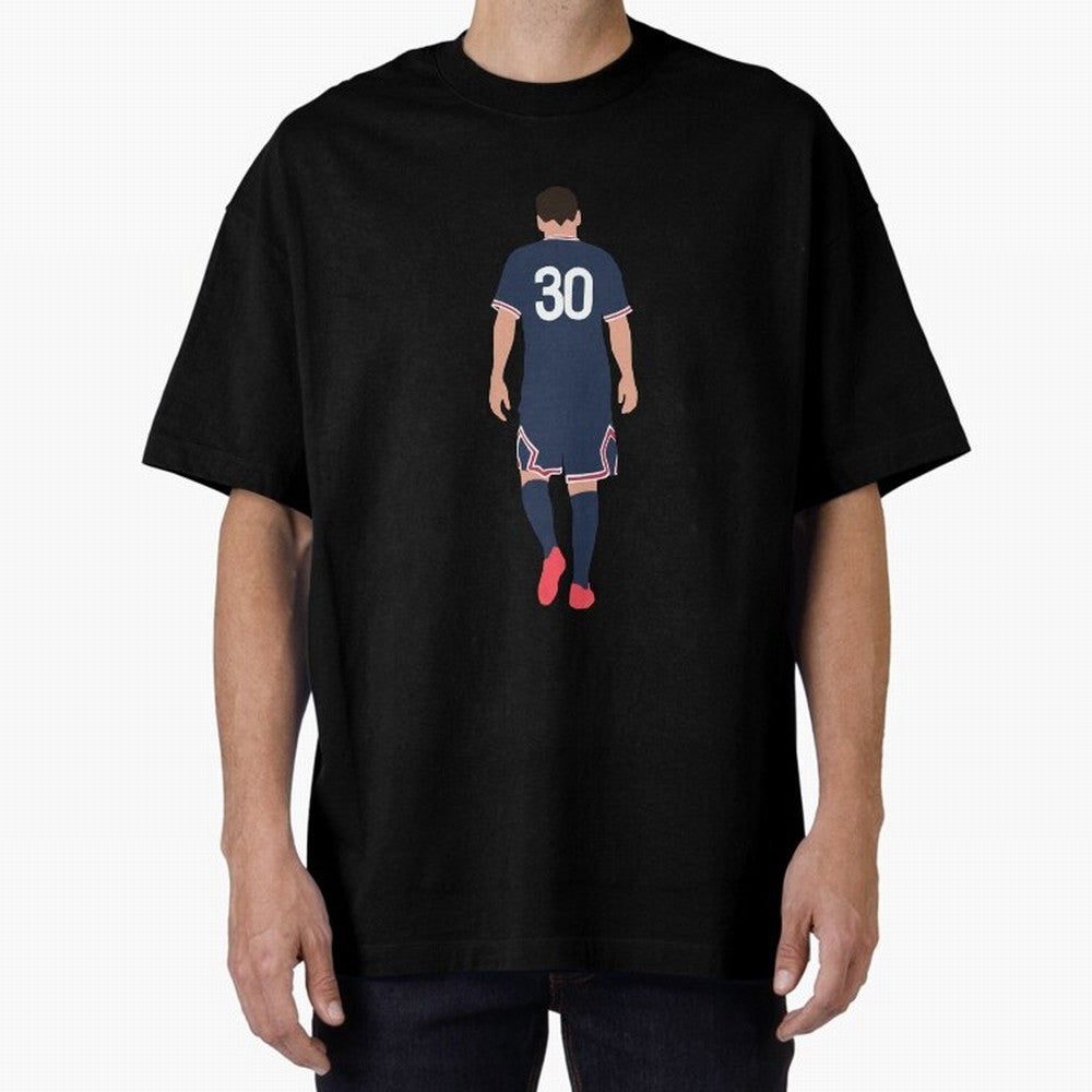 Leo Messi France Football Player Oversized T-Shirt Share Global Football Passion for FIFA World Cup 2026, Celebrating Neymar, England, France and Netherlands, Championship Spirit, Famous Goals, Roaring Crowds and International Football Unity;