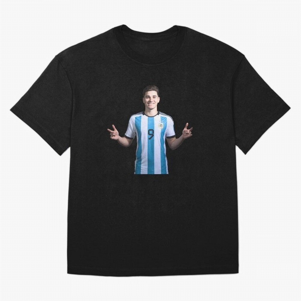Julian Alvarez Classic T-Shirt Show Support during Global Football Passion for FIFA World Cup 2026 Group Stage, Driven by Neymar, Brazil, Portugal and Argentina, Goal Celebration Energy, Supporter Heritage, Football Icons and Worldwide Tournament