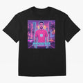 Inter Miami? Football Legend Messi Cyberpunk Retro Futurist Design (Version 3) Classic T-Shirt Celebrate Every Goal in Match Day Hype around FIFA World Cup 2026 USA Canada Mexico, Messi and Cristiano Ronaldo, Portugal, Retro Football Energy, Iconic