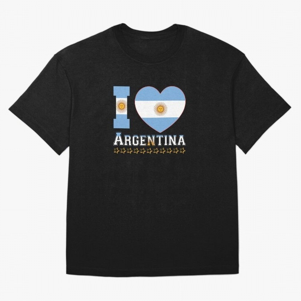 I love Argentina Classic T-Shirt Keep the Legacy of the FIFA World Cup 2026 Journey through Haaland and Mbappe Highlights, England and Germany Pride, Football Passion, Legendary Performances, Festival Vibes and Supporter Community; Perfect for