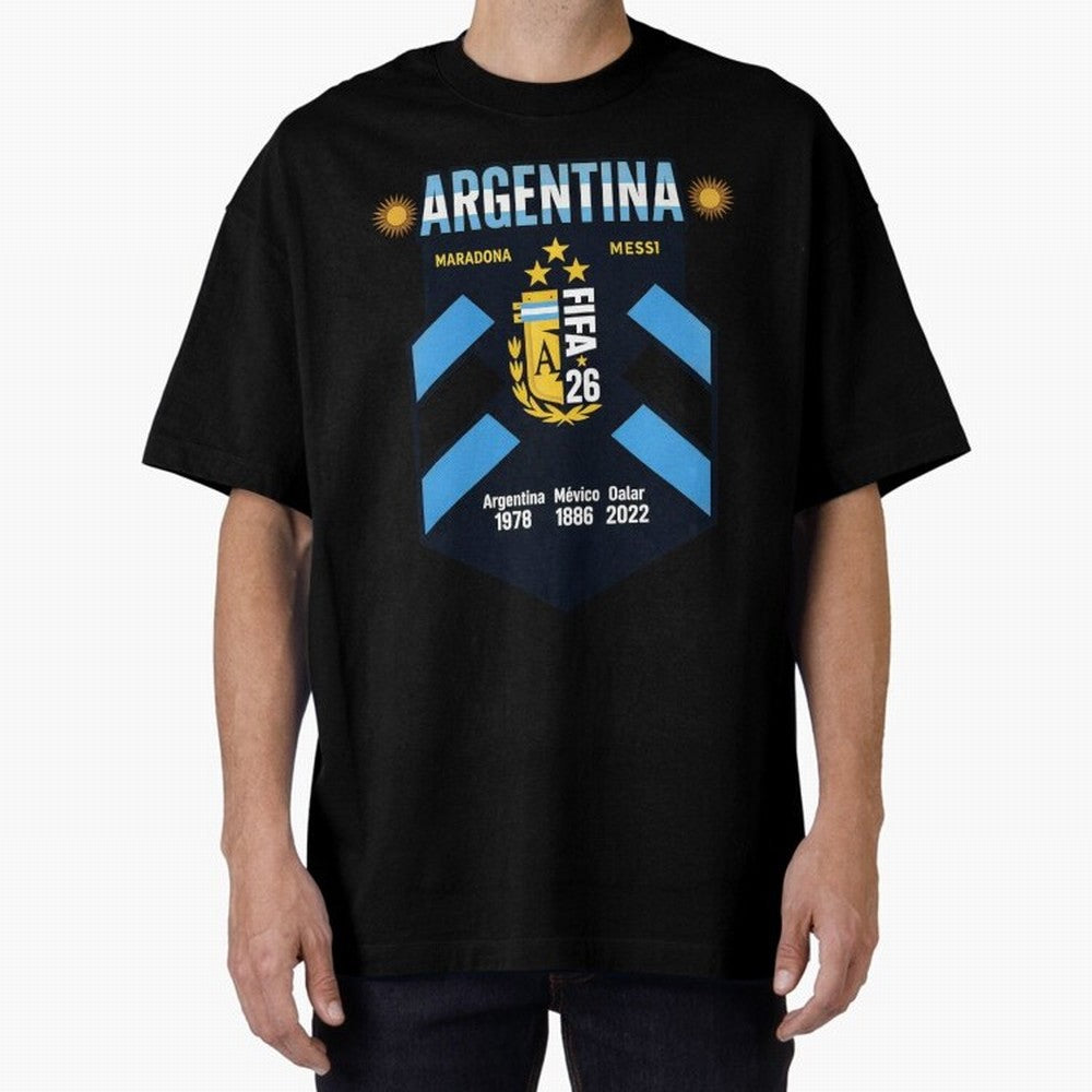 Argentina Football Champions Legacy Badge Design Active T-Shirt Feel International Energy from FIFA World Cup 2026 USA Canada Mexico Centered on CR7, England and Germany Energy, Supporter Pride, Iconic Celebrations, Legendary Names and Global Match