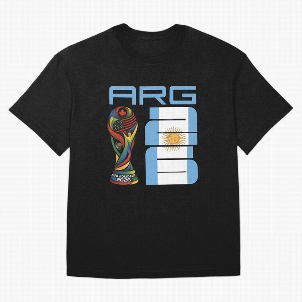 Argentina World Cup 2026 Soccer Fan Art - ARG Albiceleste Essential T-Shirt Elevate the FIFA World Cup 2026 Group Stage Journey through Messi and Cristiano Ronaldo Highlights, Spain Pride, Vintage Soccer Flavor, Modern Football Stars, National