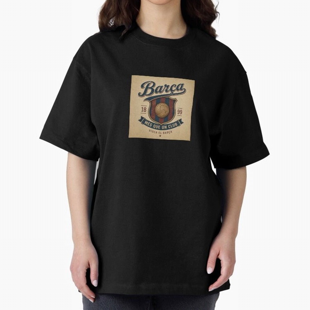 Bar?a Oversized T-Shirt Follow the Final Road of FIFA World Cup 2026 for Fans of CR7 and France and Portugal, Bringing Tournament Hype, Historic Matchups, Family Viewing Parties and Global Sports Pride; Ideal for Fans Who Follow Messi, Cristiano