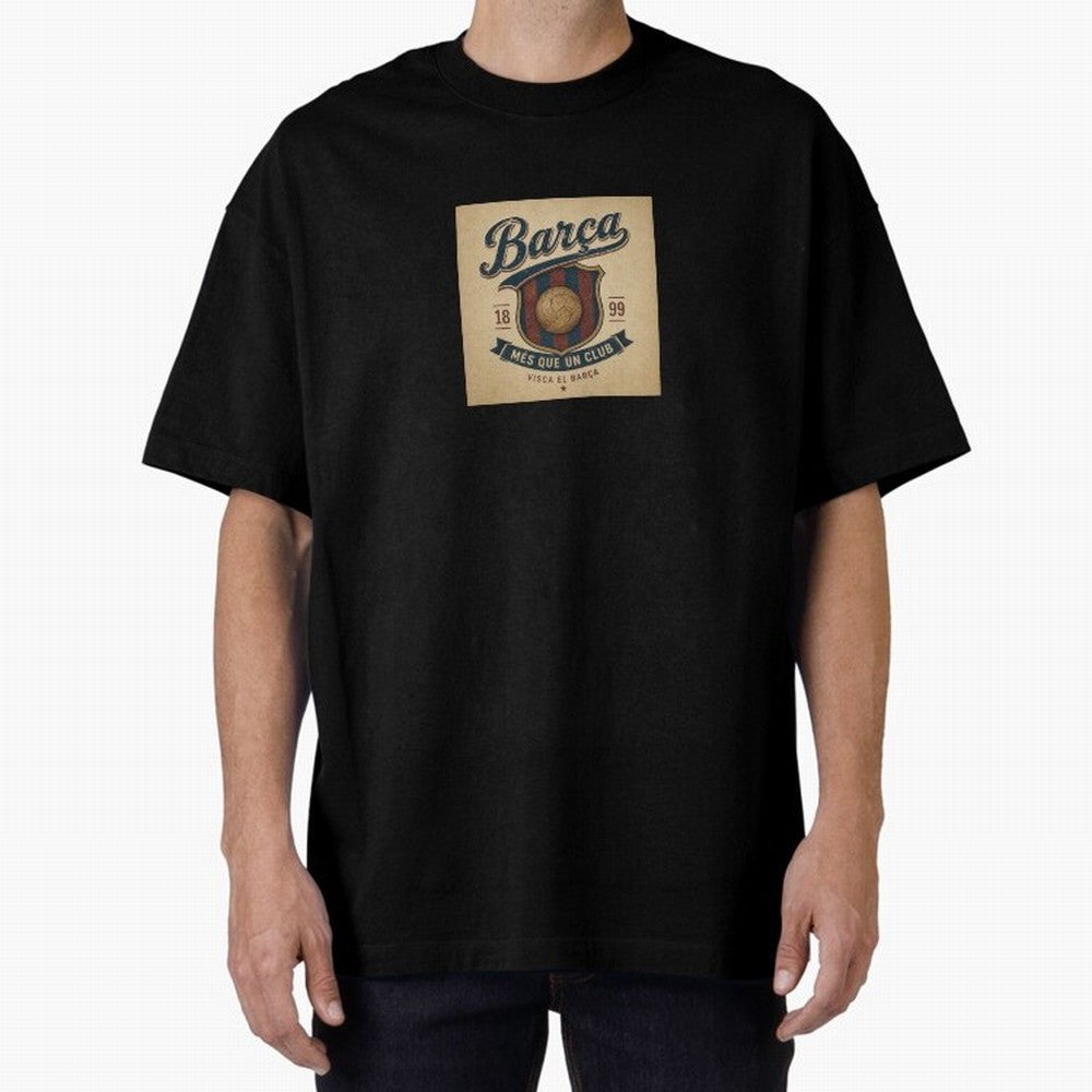 Bar?a Oversized T-Shirt Follow the Final Road of FIFA World Cup 2026 for Fans of CR7 and France and Portugal, Bringing Tournament Hype, Historic Matchups, Family Viewing Parties and Global Sports Pride; Ideal for Fans Who Follow Messi, Cristiano