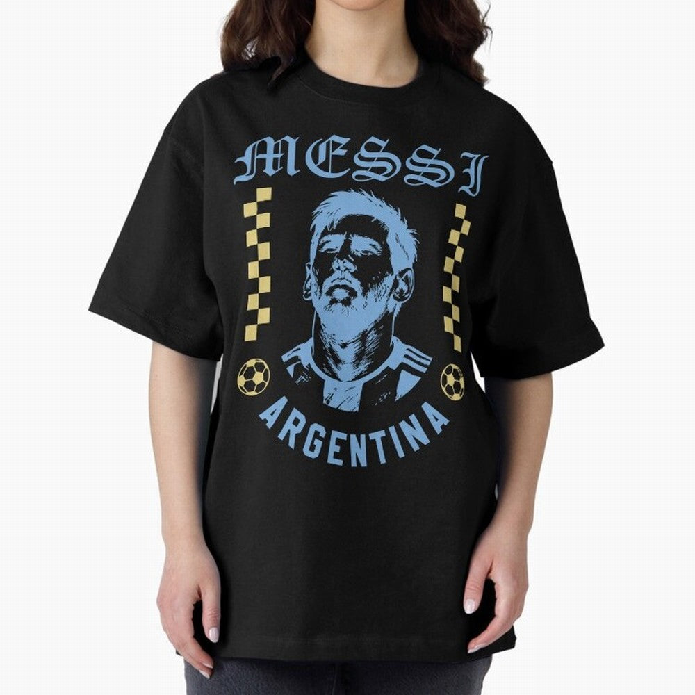 Messi Argentina Vintage Football Design World Cup Fan Art Classic T-Shirt Show Your Love for FIFA World Cup 2026 Filled with CR7 and Messi, Netherlands Energy, Global Supporter Spirit, Legendary Goals, National Colors and Tournament Celebration;