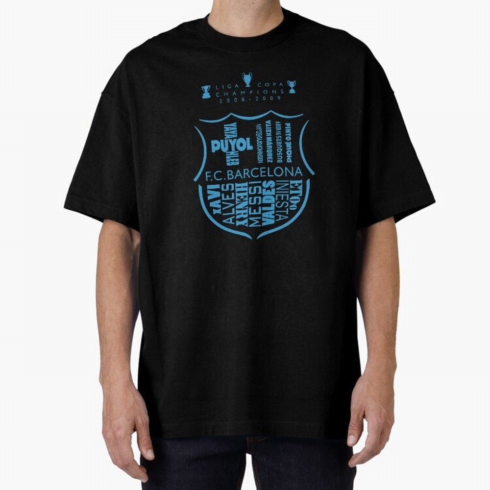FC Barcelona three-time champion Oversized T-Shirt Relive Global Football Passion for FIFA World Cup 2026 Group Stage, Made for Neymar, Brazil, Champion Mindset, Group Stage Buzz, Knockout Tension and Passionate Fan Culture; Great for Watch
