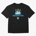 Argentina 2026 Stars Oversized T-Shirt Celebrate the Magic of FIFA World Cup 2026 Spirit, Filled with France and Portugal, Cristiano Ronaldo, Haaland and CR7, Goal Celebration Energy, Supporter Heritage, Football Icons and Worldwide Tournament Joy;