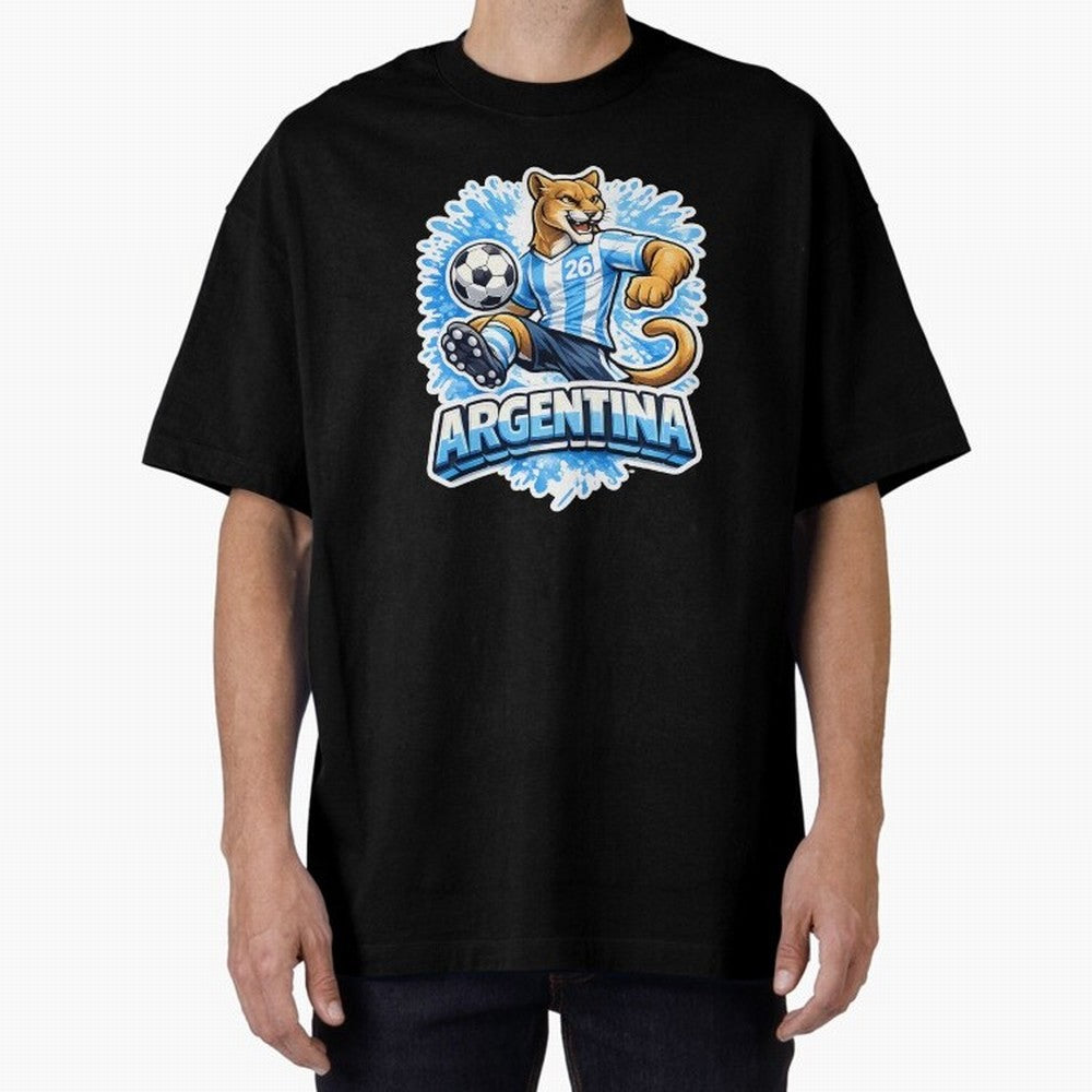 Argentina Soccer Mascot - Albiceleste Edition Essential T-Shirt Bring a Champion Mindset to FIFA World Cup 2026 USA Canada Mexico Featuring Neymar, Argentina and Brazil Energy, Game Day Rituals, Football Legends, Country Pride and the Road to the