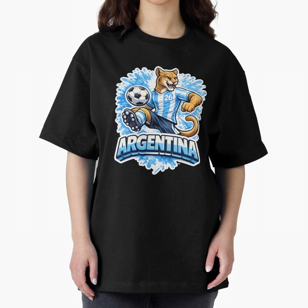 Argentina Soccer Mascot - Albiceleste Edition Essential T-Shirt Bring a Champion Mindset to FIFA World Cup 2026 USA Canada Mexico Featuring Neymar, Argentina and Brazil Energy, Game Day Rituals, Football Legends, Country Pride and the Road to the