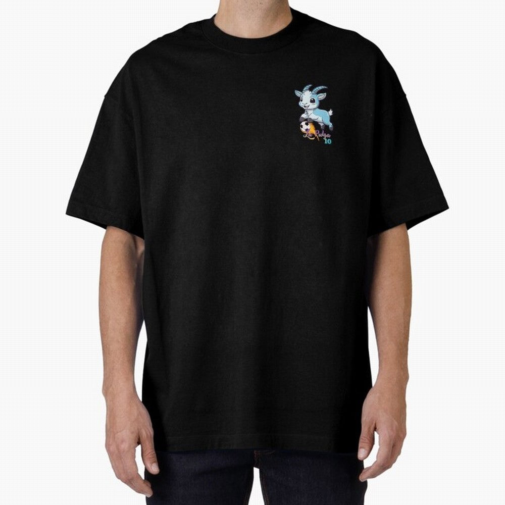 The Goat Flea Oversized T-Shirt Make Every Match About Global Football Passion for FIFA World Cup 2026, Featuring Haaland and Mbappe, Netherlands, Match Day Excitement, Supporter Culture, Golden Goals and Global Football Passion; Ideal for Football