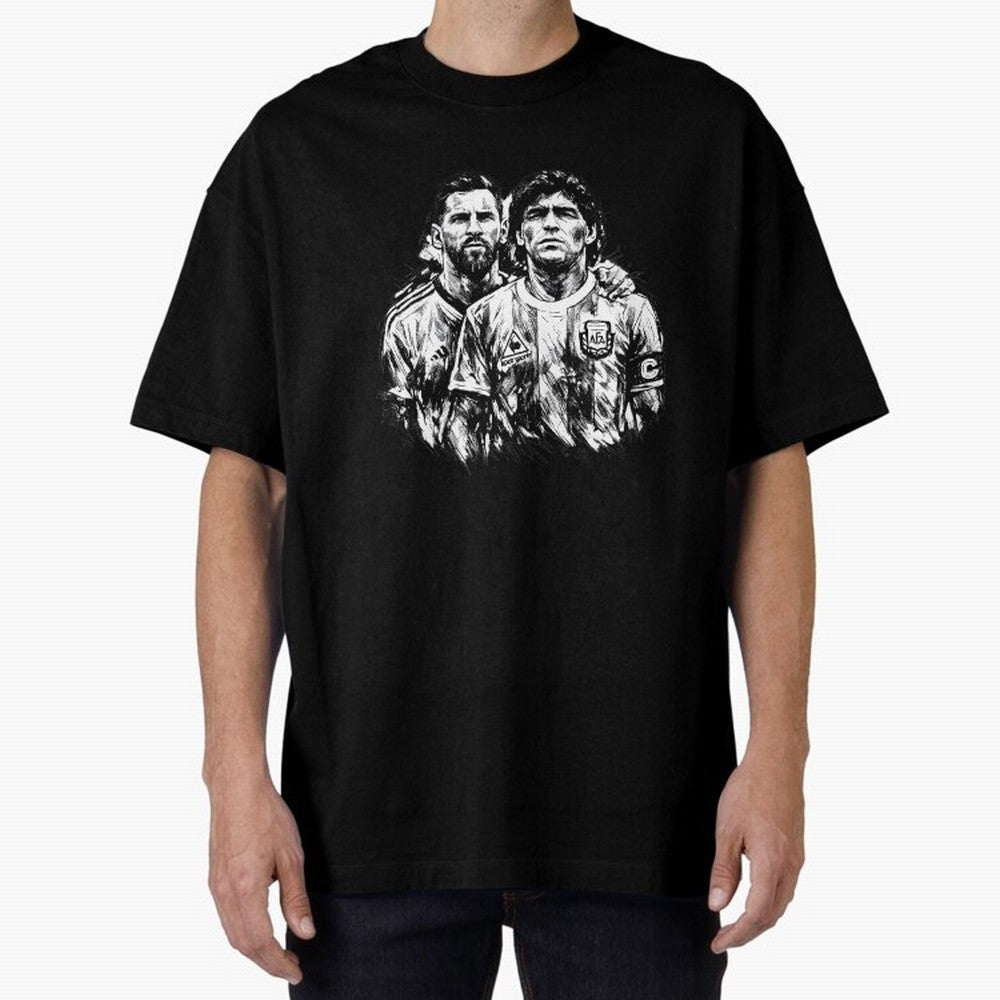 Messi & Maradona ¨C Eternal Legacy Classic T-Shirt Bring Trophy Dreams to the FIFA World Cup 2026 USA Canada Mexico Journey through Cristiano Ronaldo, Haaland and CR7 Highlights, England Pride, Worldwide Fan Energy, Dramatic Goals, Stadium Lights