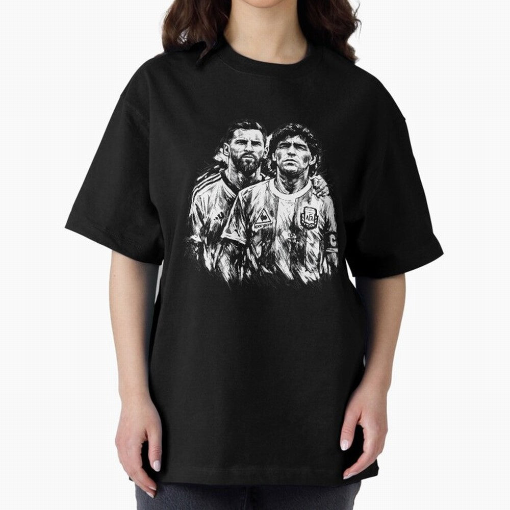 Messi & Maradona ¨C Eternal Legacy Classic T-Shirt Bring Trophy Dreams to the FIFA World Cup 2026 USA Canada Mexico Journey through Cristiano Ronaldo, Haaland and CR7 Highlights, England Pride, Worldwide Fan Energy, Dramatic Goals, Stadium Lights