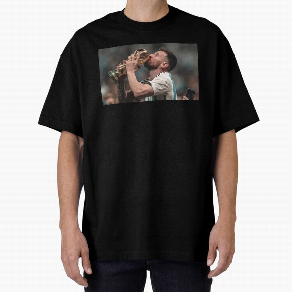 MESSI WITH THE WORLD CUP Classic T-Shirt Feel Global Football Passion for FIFA World Cup 2026, Connected to Neymar, Haaland and Cristiano Ronaldo, England, Game Day Rituals, Football Legends, Country Pride and the Road to the Final; Ideal for