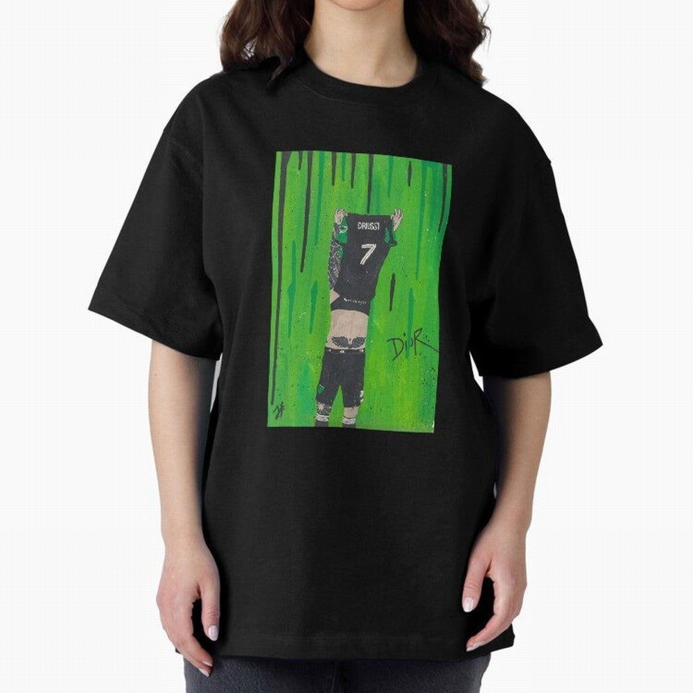 Austin'S Icon Relaxed T-Shirt Honor the Football Icons of FIFA World Cup 2026 USA Canada Mexico Spirit, Connected to Portugal, Spain and Germany, Mbappe and Neymar, Football Festival Excitement, Trophy Ambitions, Country Rivalries and Star Player