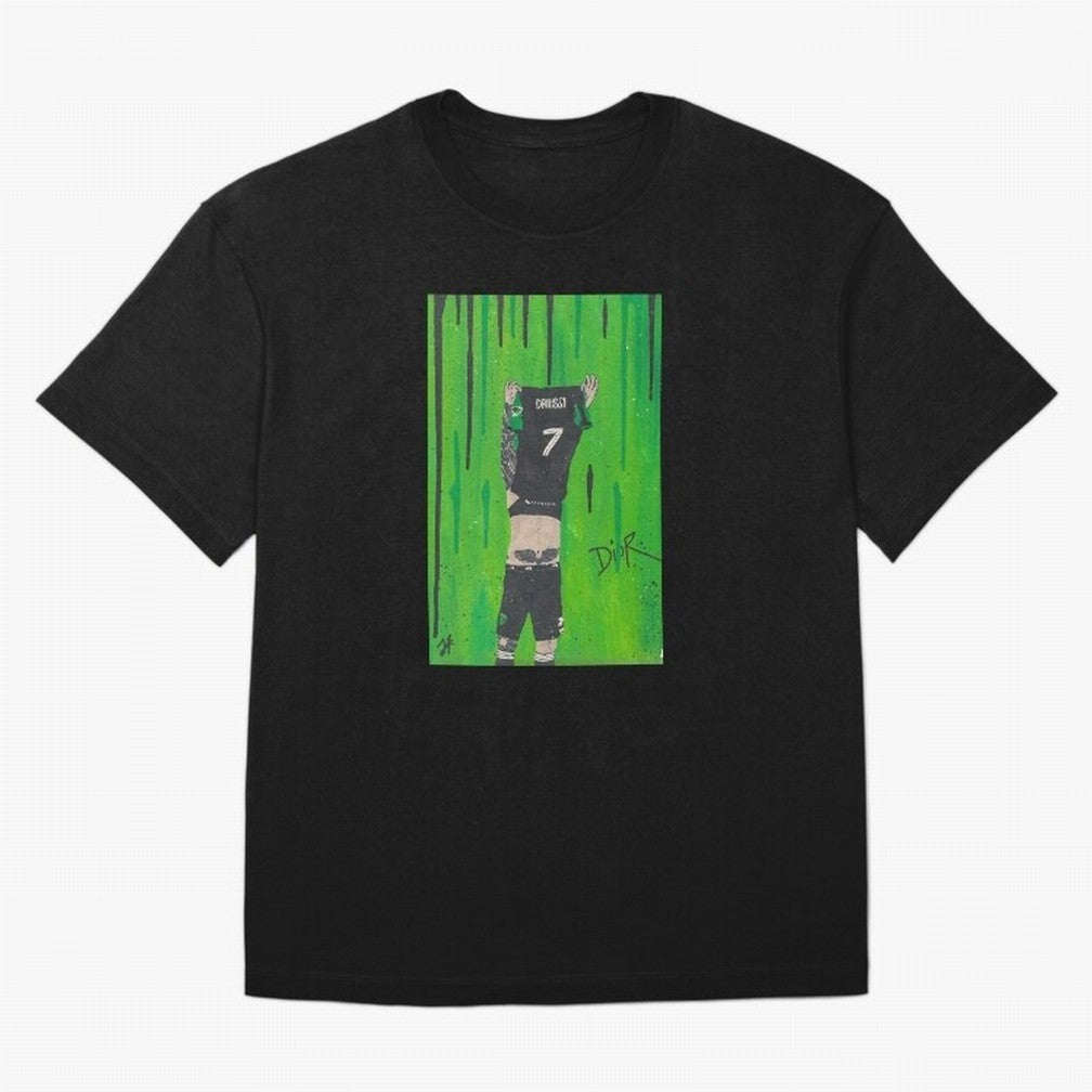 Austin'S Icon Relaxed T-Shirt Honor the Football Icons of FIFA World Cup 2026 USA Canada Mexico Spirit, Connected to Portugal, Spain and Germany, Mbappe and Neymar, Football Festival Excitement, Trophy Ambitions, Country Rivalries and Star Player