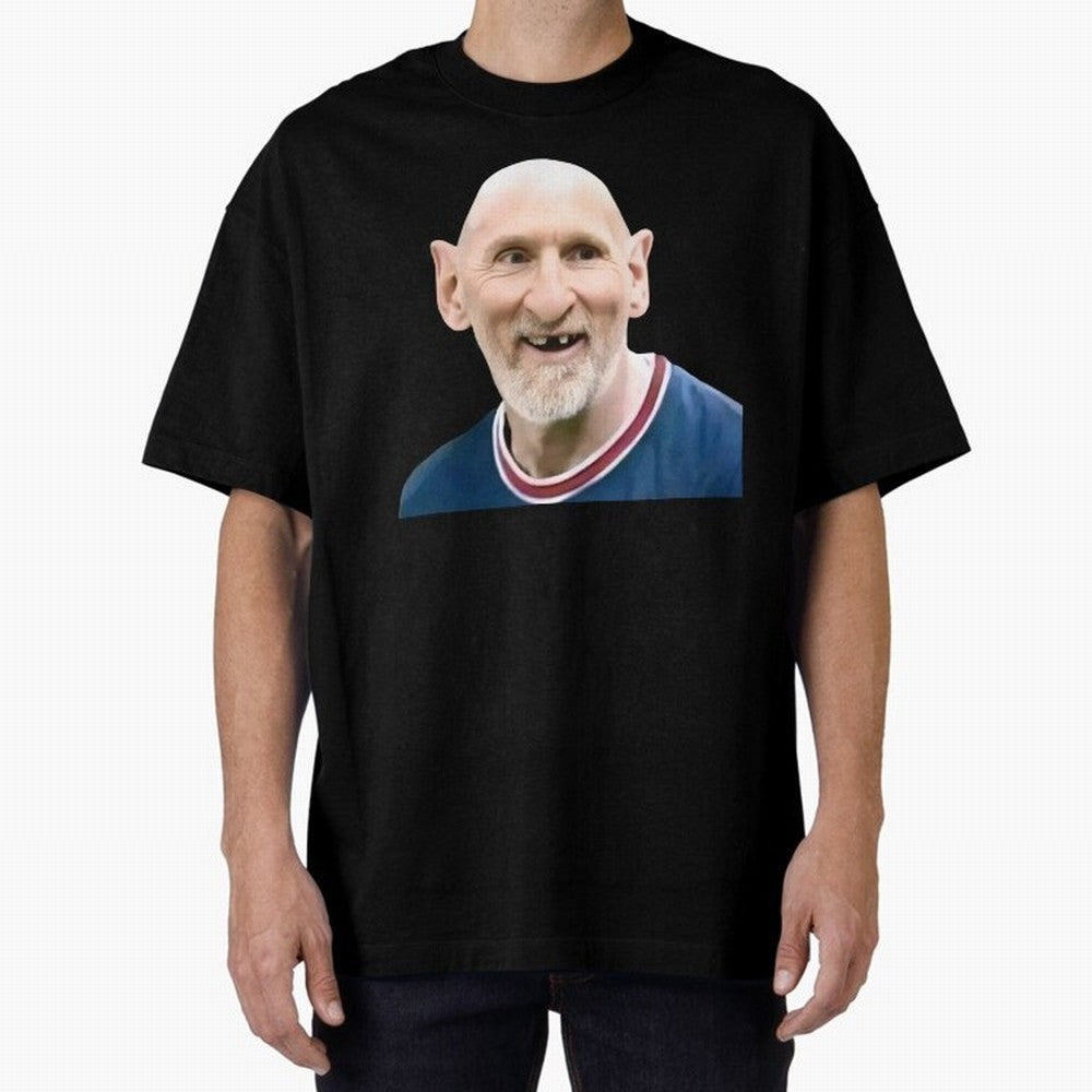 Old and Bald Messi Football Meme Oversized T-Shirt Represent Fans Who Live for FIFA World Cup 2026 Group Stage with Haaland and Mbappe, Argentina, France and Brazil Energy, Match Day Excitement, Supporter Culture, Golden Goals and Global Football