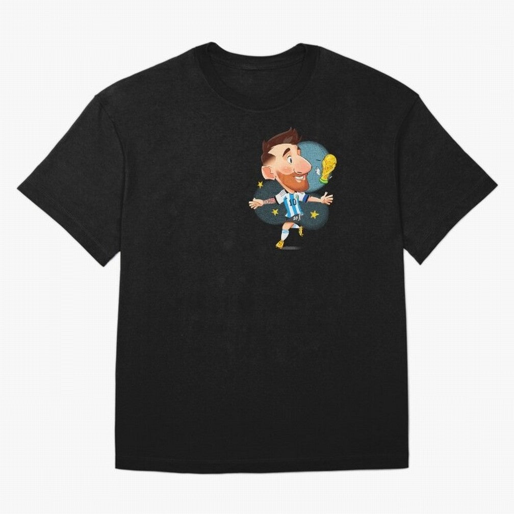 Messi GOAT Oversized T-Shirt Relive the Noise and Pride of the FIFA World Cup 2026 Group Stage Journey through Cristiano Ronaldo Highlights, Portugal, Spain and Germany Pride, Football Passion, Legendary Performances, Festival Vibes and Supporter