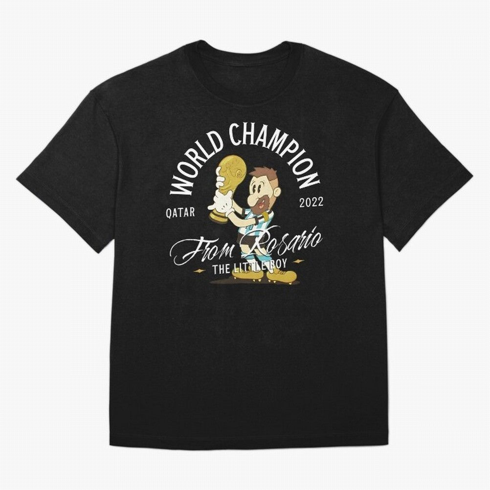 The little boy from Rosario Oversized T-Shirt Celebrate Rivalries and Pride in Global Football Passion for FIFA World Cup 2026 USA Canada Mexico, Made for Neymar, Haaland and Cristiano Ronaldo, Argentina, Vintage Soccer Flavor, Modern Football