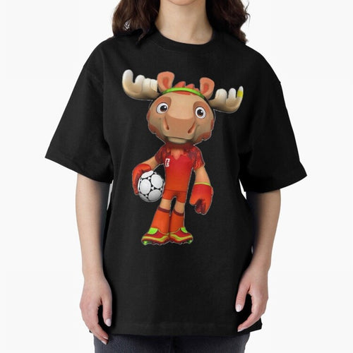 2026 World Cup, Mascots Oversized T-Shirt Celebrate Rivalries and Pride in FIFA World Cup 2026 Group Stage for Fans of Messi and Cristiano Ronaldo and England, Bringing Global Supporter Spirit, Legendary Goals, National Colors and Tournament