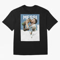 Messi Oversized T-Shirt Stand Out with Spirit from Global Football Passion for FIFA World Cup 2026 Group Stage, Connected to Neymar, France and Portugal, Match Day Excitement, Supporter Culture, Golden Goals and Global Football Passion; Ideal for