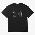 The Astral Ten ¨C Football Legend Design Oversized T-Shirt Bring Bold Fan Energy to Global Football Passion for FIFA World Cup 2026 USA Canada Mexico, with CR7 and Messi, England and Germany, Vintage Soccer Flavor, Modern Football Stars, National
