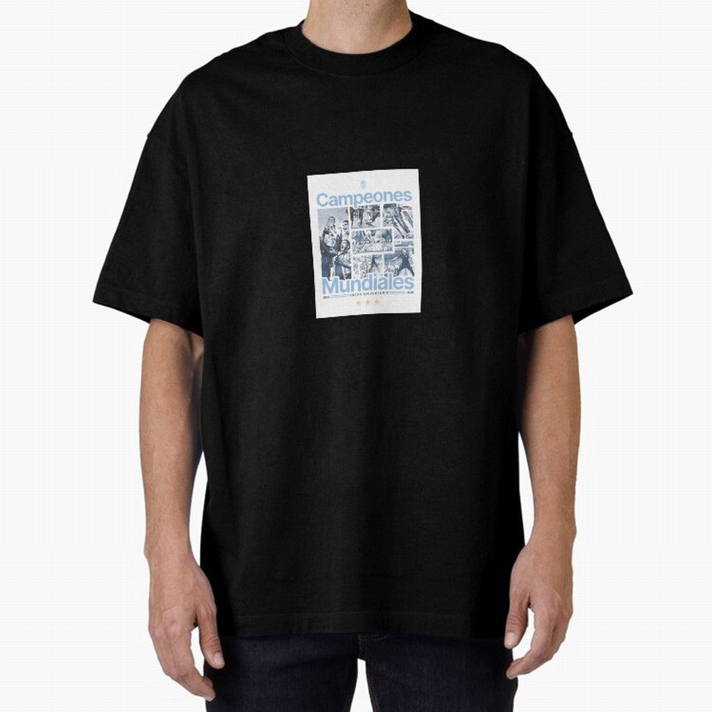 Argentina Qatar 2022 Oversized T-Shirt Enjoy the Biggest Football Party of FIFA World Cup 2026 Connected to Messi and Cristiano Ronaldo, Spain and Netherlands Energy, Champion Mindset, Group Stage Buzz, Knockout Tension and Passionate Fan Culture;
