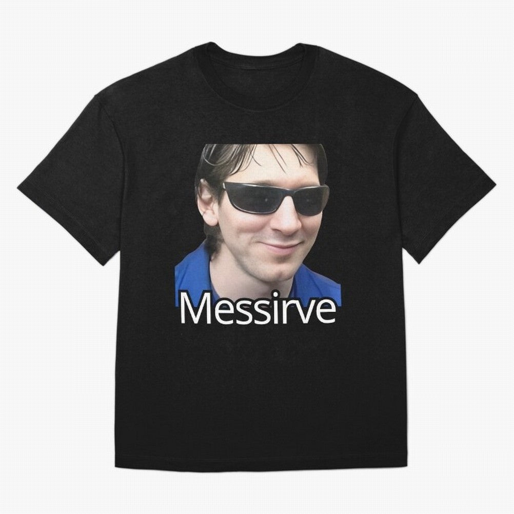 Messirve Football Meme Oversized T-Shirt Keep Football History Alive during Global Football Passion for FIFA World Cup 2026 Group Stage, Built around Messi, CR7 and Mbappe, Argentina, France and Brazil, Global Supporter Spirit, Legendary Goals,