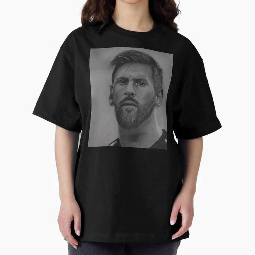 Messi Focused Portrait Art Classic T-Shirt Celebrate Golden Goal Energy in FIFA World Cup 2026 USA Canada Mexico for Fans of Haaland and Mbappe and France and Portugal, Bringing Stadium Chants, National Pride, Trophy Dreams and Unforgettable