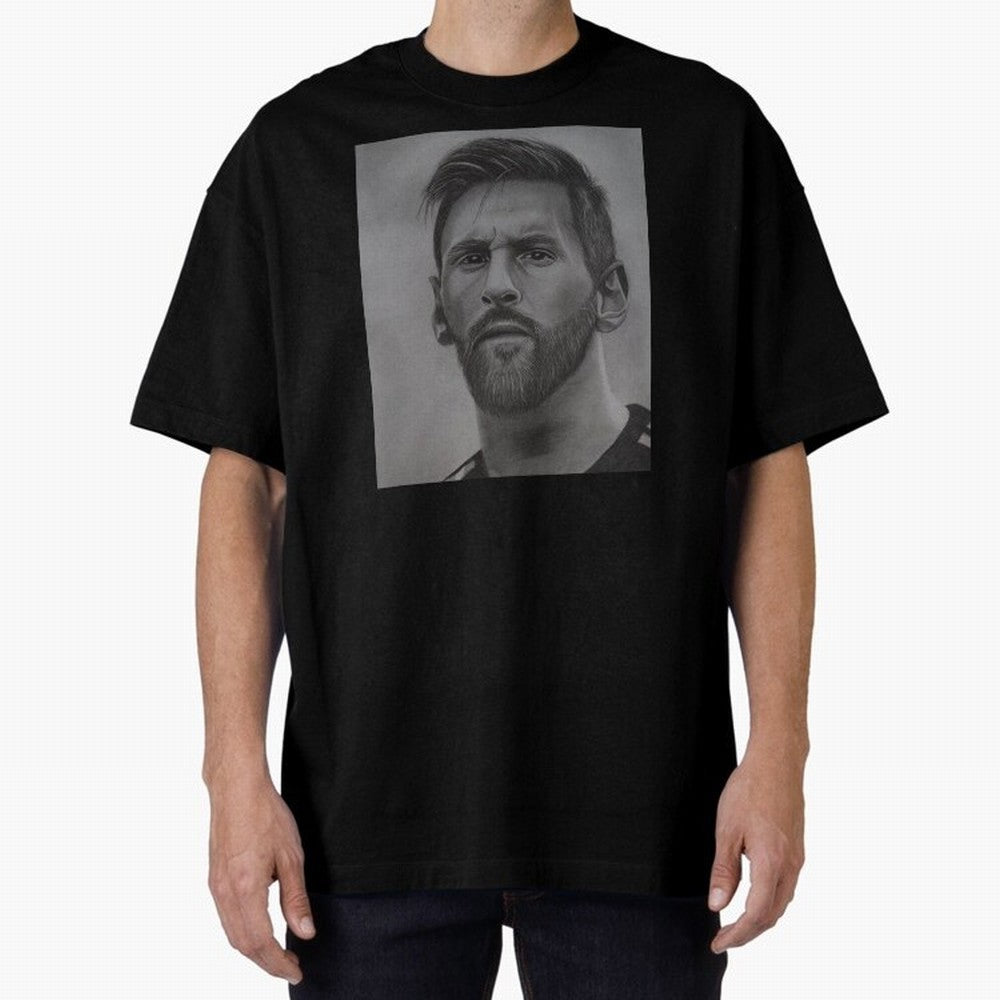 Messi Focused Portrait Art Classic T-Shirt Celebrate Golden Goal Energy in FIFA World Cup 2026 USA Canada Mexico for Fans of Haaland and Mbappe and France and Portugal, Bringing Stadium Chants, National Pride, Trophy Dreams and Unforgettable