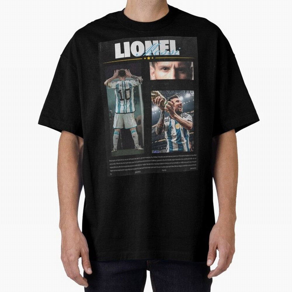 Leo Messi Classic T-Shirt Relive the Noise and Pride of Global Football Passion for FIFA World Cup 2026 USA Canada Mexico, Driven by Messi and Cristiano Ronaldo, Portugal, Spain and Germany, Fan Favorite Moments, National Team Passion, Big Match
