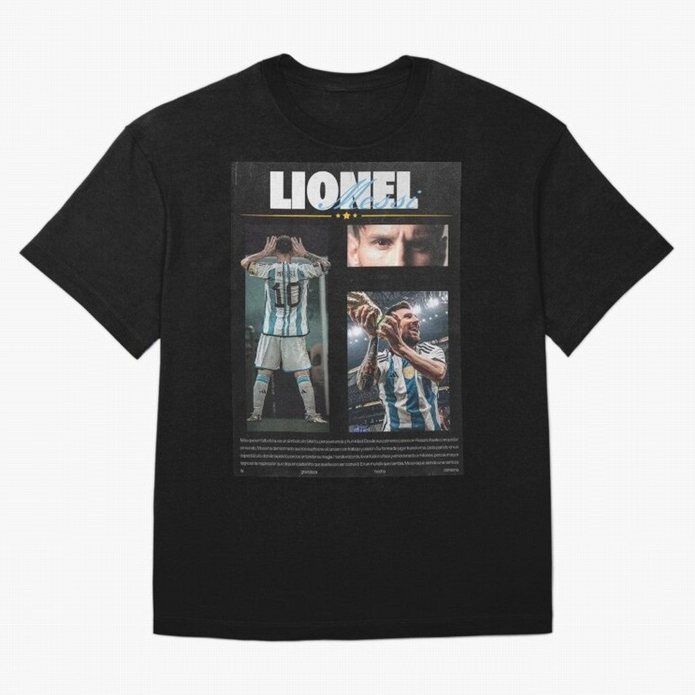 Leo Messi Classic T-Shirt Relive the Noise and Pride of Global Football Passion for FIFA World Cup 2026 USA Canada Mexico, Driven by Messi and Cristiano Ronaldo, Portugal, Spain and Germany, Fan Favorite Moments, National Team Passion, Big Match