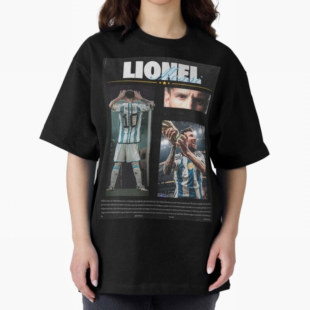 Leo Messi Classic T-Shirt Relive the Noise and Pride of Global Football Passion for FIFA World Cup 2026 USA Canada Mexico, Driven by Messi and Cristiano Ronaldo, Portugal, Spain and Germany, Fan Favorite Moments, National Team Passion, Big Match