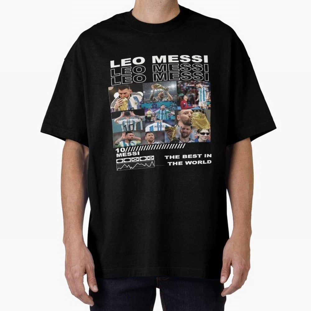 Leo Messi Classic T-Shirt Bring World Football Passion into Global Football Passion for FIFA World Cup 2026 USA Canada Mexico, Centered on Mbappe and Neymar, Argentina, France and Brazil, Goal Celebration Energy, Supporter Heritage, Football Icons