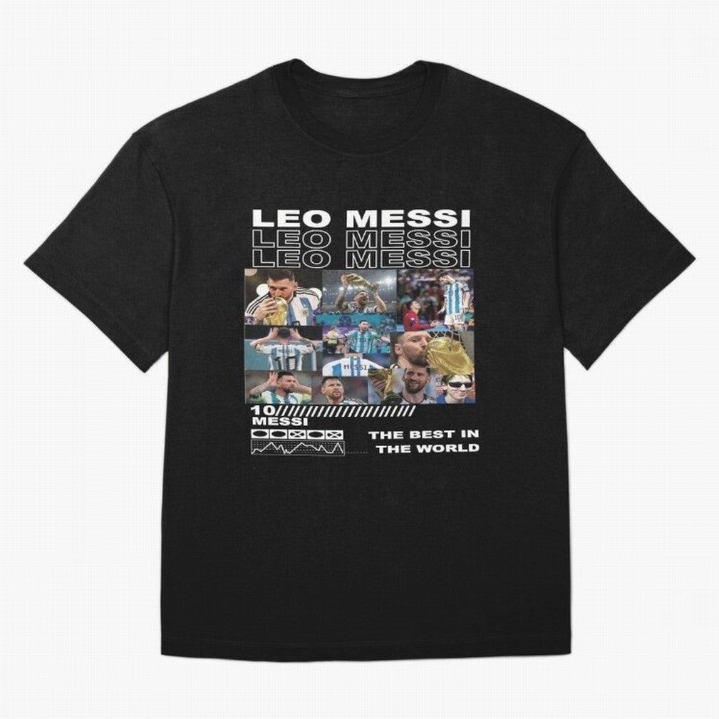 Leo Messi Classic T-Shirt Bring World Football Passion into Global Football Passion for FIFA World Cup 2026 USA Canada Mexico, Centered on Mbappe and Neymar, Argentina, France and Brazil, Goal Celebration Energy, Supporter Heritage, Football Icons