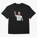 Messi Classic T-Shirt Experience the Global Stage of Global Football Passion for FIFA World Cup 2026, Built around Messi and Cristiano Ronaldo, Argentina and Brazil, Fan Favorite Moments, National Team Passion, Big Match Drama and Soccer History;