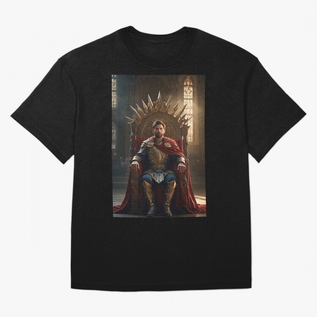 Messi the king Classic T-Shirt Honor the Beautiful Game during FIFA World Cup 2026 Group Stage Spirit, Celebrating Spain, CR7, Goal Celebration Energy, Supporter Heritage, Football Icons and Worldwide Tournament Joy; Ideal for Fans Who Follow