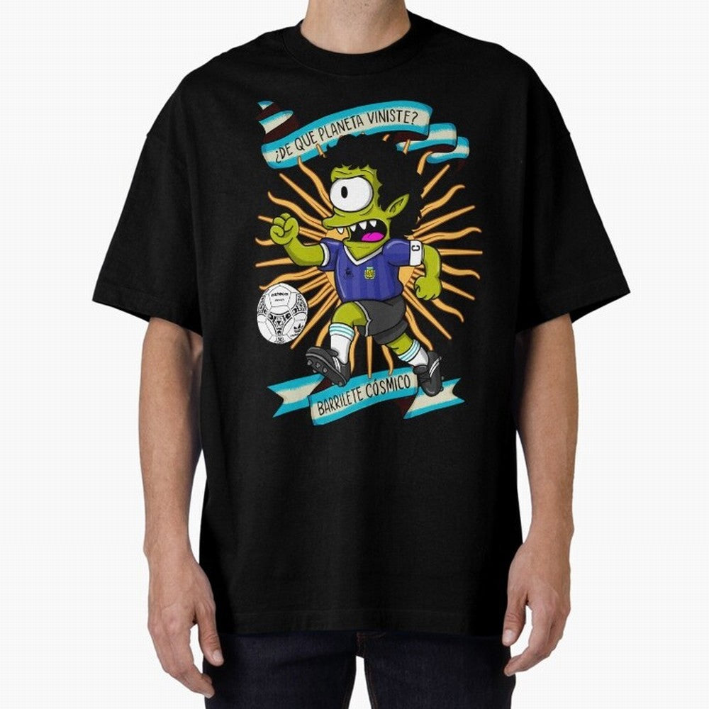 WHAT PLANET DID YOU COME FROM? Oversized T-Shirt Back the Journey through the FIFA World Cup 2026 USA Canada Mexico Journey through Messi and Cristiano Ronaldo Highlights, Spain Pride, Retro Football Energy, Iconic Rivalries, Trophy Chase Drama and