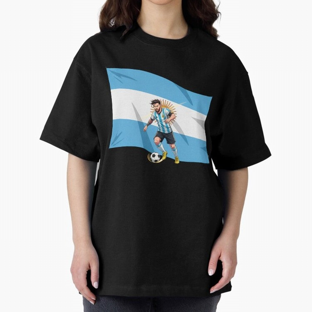 ARGENTINA-MESSI Classic T-Shirt Bring World Football Passion into FIFA World Cup 2026 Group Stage Centered on Cristiano Ronaldo, Portugal, Spain and Germany Energy, Championship Spirit, Famous Goals, Roaring Crowds and International Football Unity;